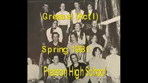 Pierson High School production of Grease - 1981 - ...