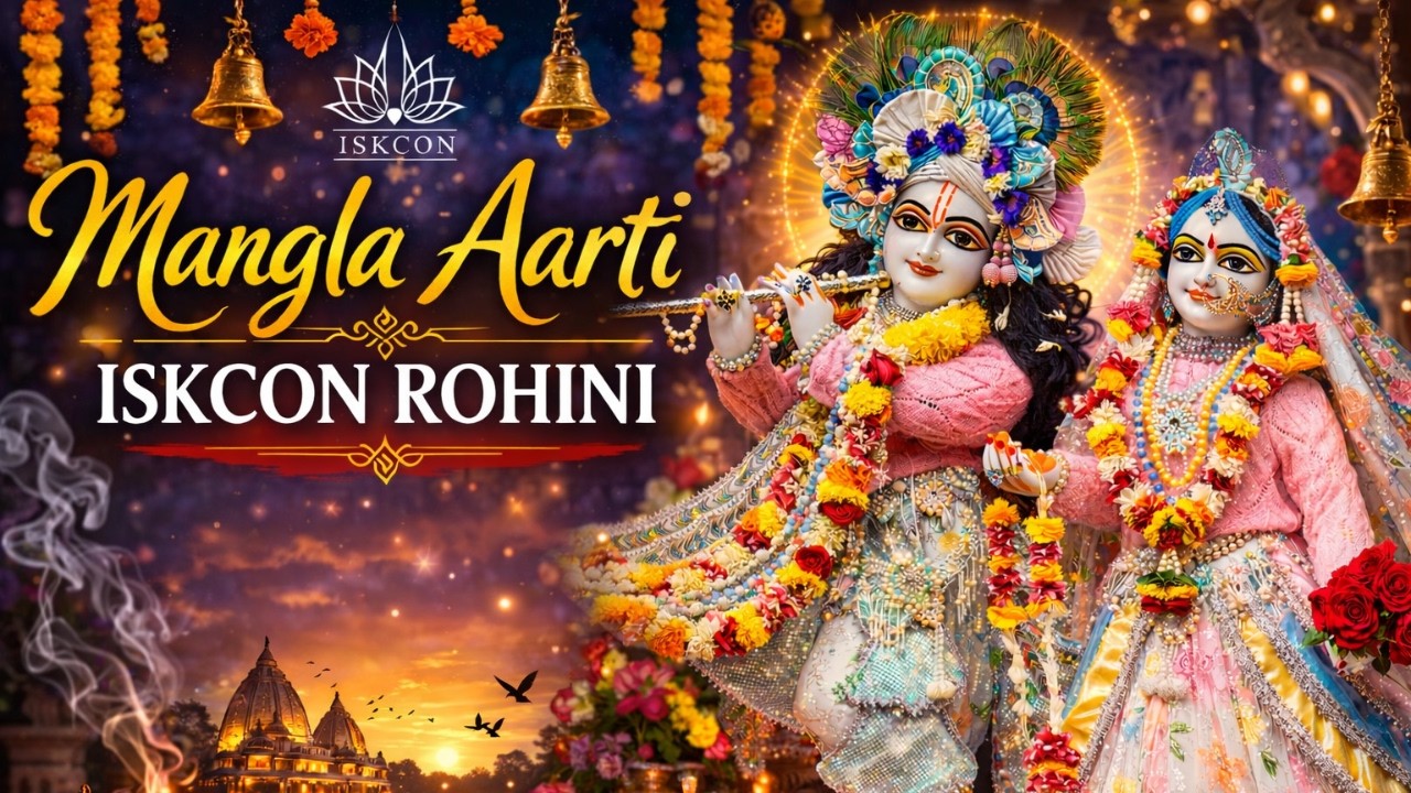 Mangla Aarti  -- 04th March 2026#iskconrohiniofficial