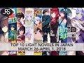 Top 10 Light Novels in Japan for the week of March 26-April 1, 2018