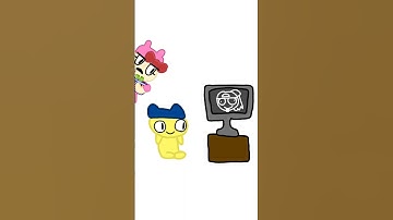 mametchi gets crushed! (tamagotchi animated)