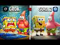 Sora 2 Vs Grok Ai REMAKE Iconic SpongeBob Scenes Sora 2 Vs Grok Ai REMAKE Iconic SpongeBob Scenes