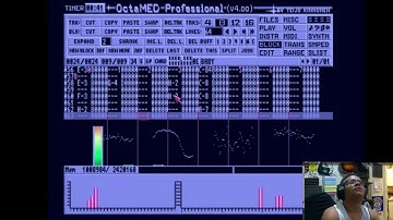 Commodore Amiga Octamed Jam : Workflow  1 5 hour Part 4