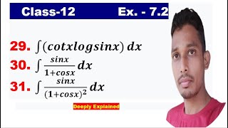 Class-12 || Ex-7.2 || Q 29, 30, 31 | Integration | WhatsApp 9598141599 || Z.A. Sir.