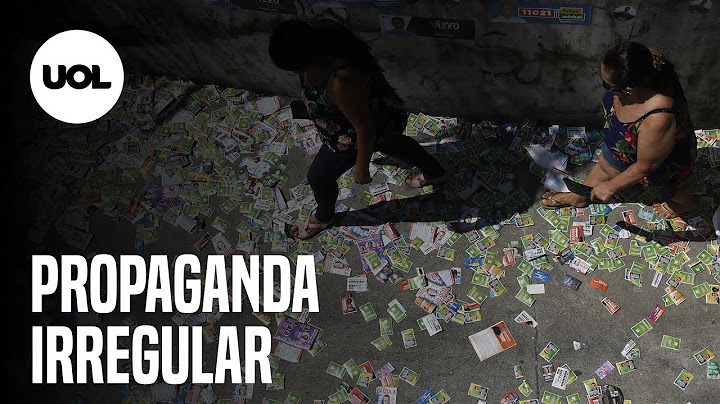 Eleições 2020: santinhos são espalhados nas ruas mesmo irregulares e podendo causar prisão