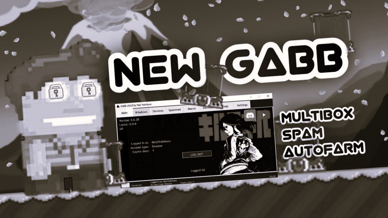 Growtopia GABB for 5.08 | Autofarmer | Unban | B0tting