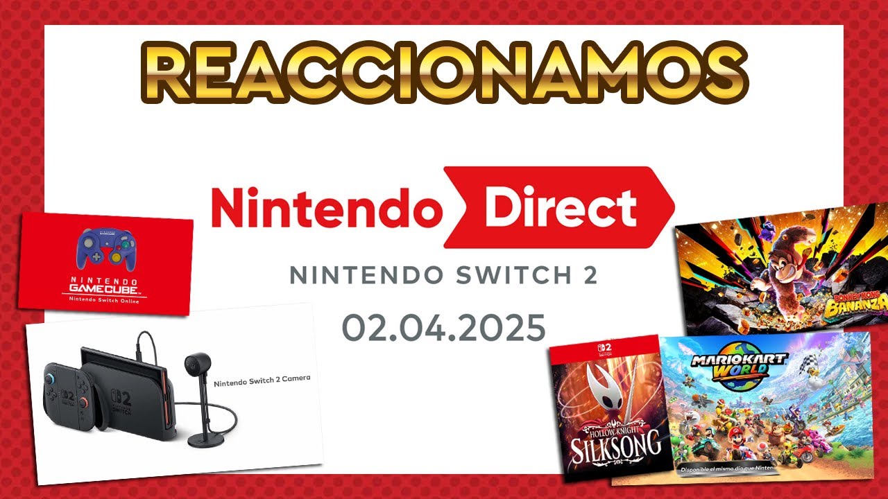 ¡VIENDO EL NINTENDO DIRECT DE LA NINTENDO SWITCH 2!