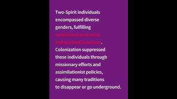 Decolonization Examples of Gender Roles