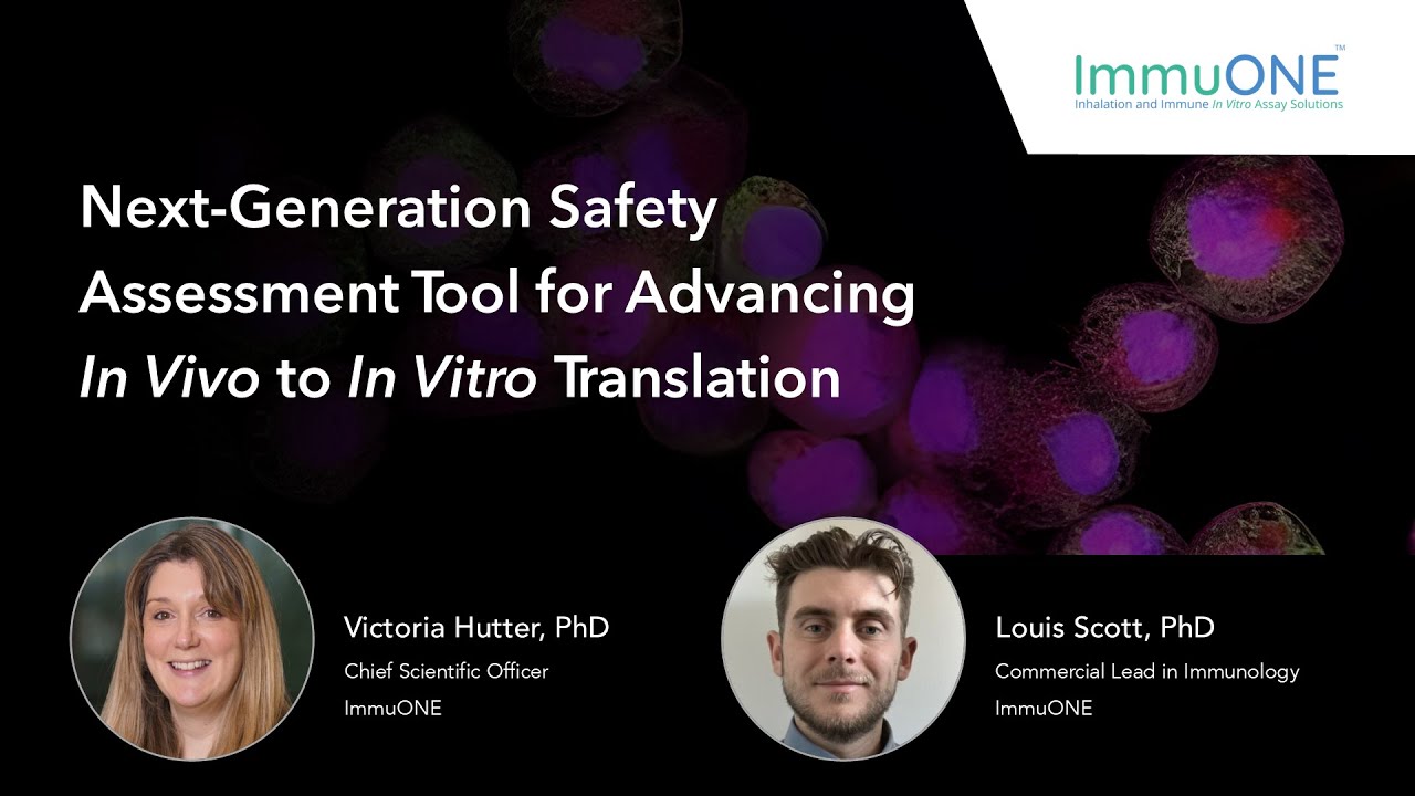 Next-Generation Safety Assessment Tools for Advancing In Vivo to In ...