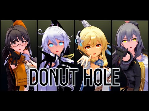 【MMD/崩壊3rd/原神/崩壊：スターレイル】ドーナツホール【キアナ・カスラナ/蛍/星/夢追い人】
