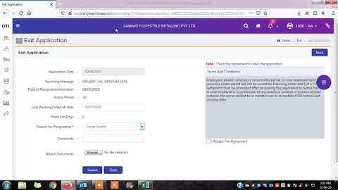 RESIGN APPLICATION PROCESS_HRMS