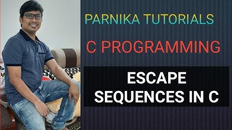 L 13: ESCAPE SEQUENCES IN C | BACKSLASH CHARACTERS IN C | GATE CSE LECTURES | C PROGRAMMING LECTURES