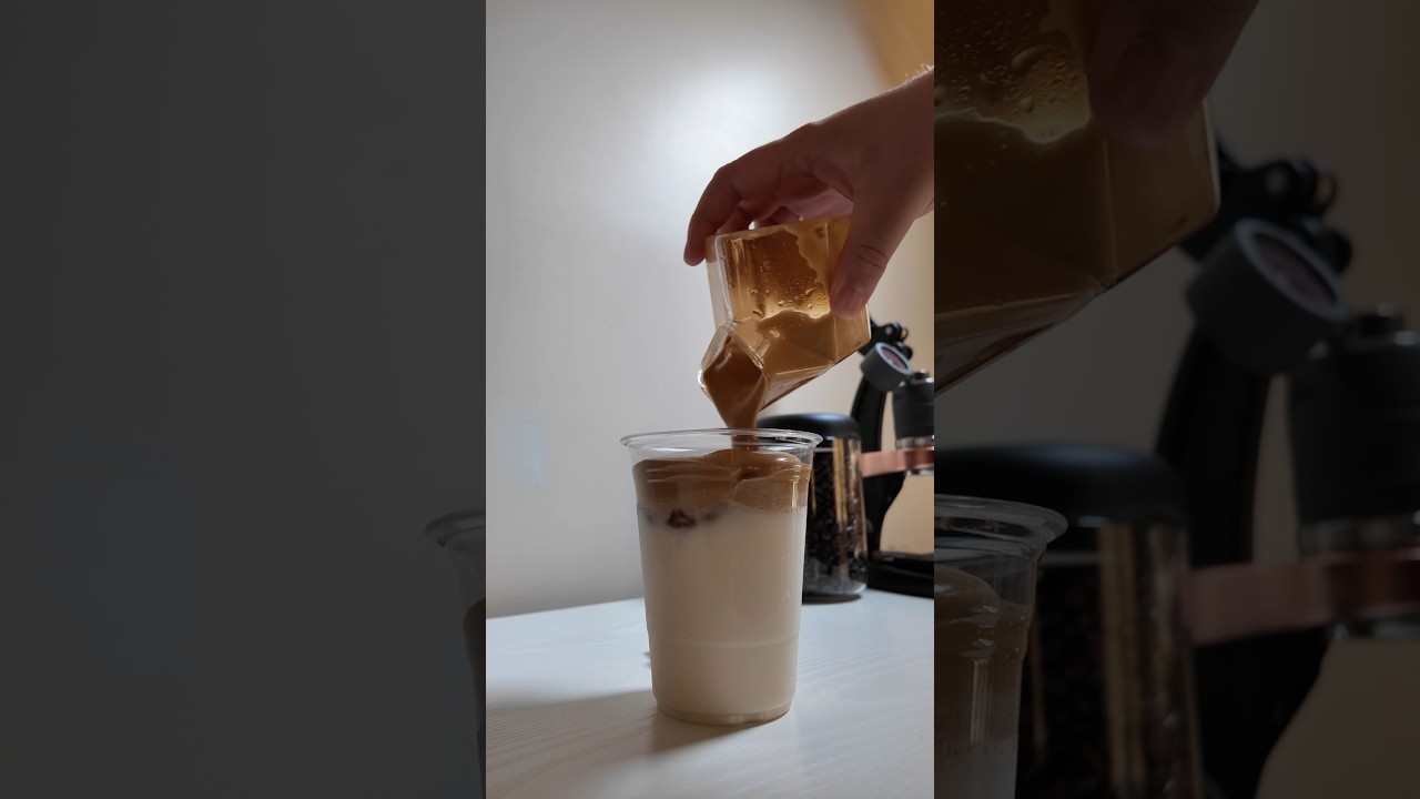 Whipped espresso magic in seconds! ☕✨ 