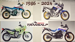 1986 - 2024 From Adventure to Legacy: The History of Honda TRANSALP