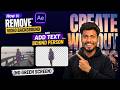How to Remove Video Background and Add Text Behind Person (No Green Screen)