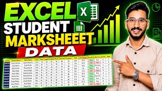 Excel Marksheet 🔥 How to Create Marksheet in Excel | Excel me marksheet kaise banaye