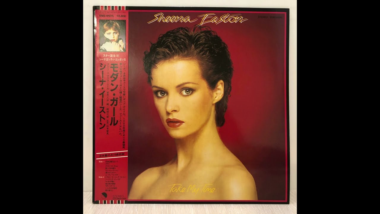 A2 Cry - Sheena Easton – Take My Time - Original 1981 Vinyl Album