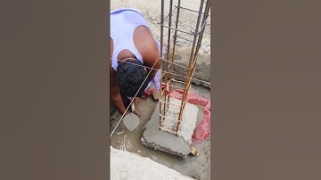 Column Starter Centre Layout work#buildingconstruction #work #shortvideo