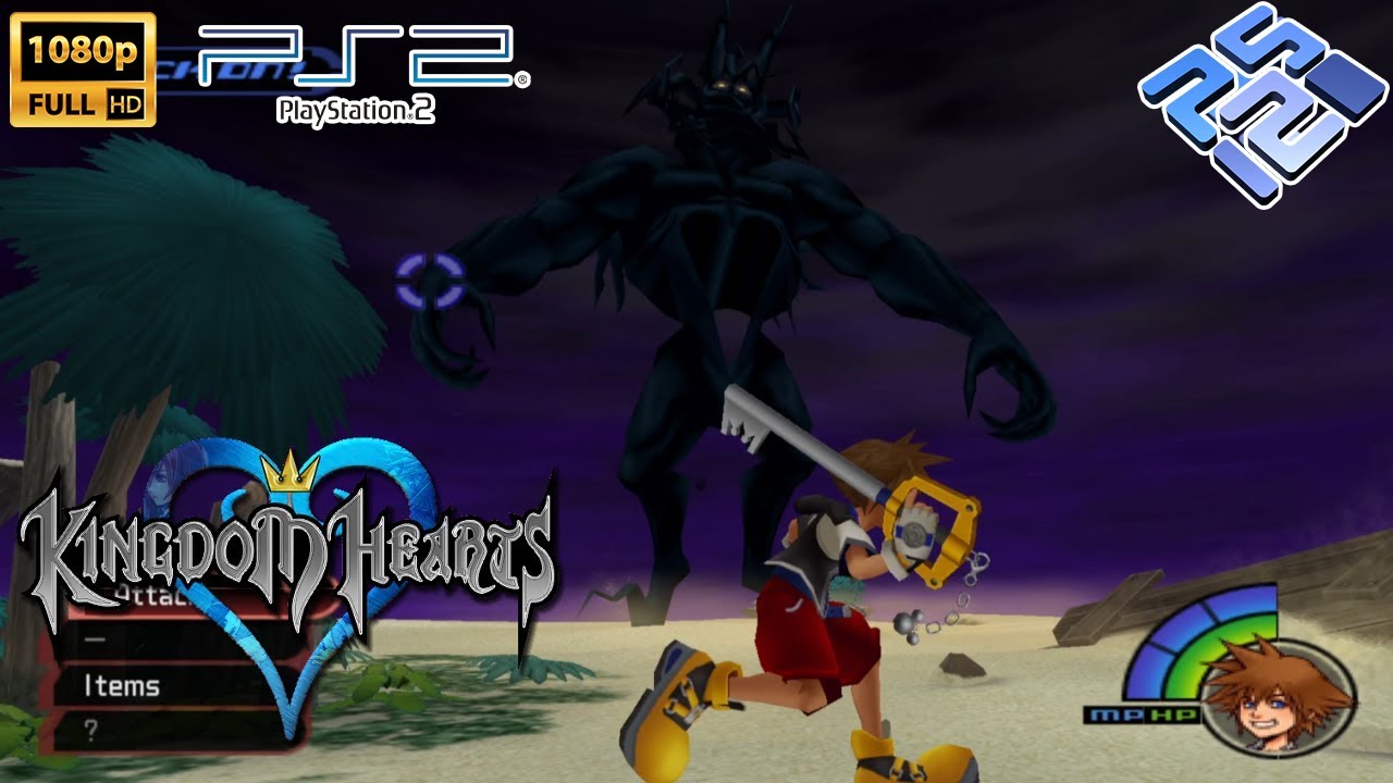 Kingdom Hearts  (PS2) Gameplay 