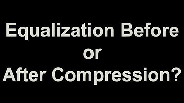 EQ Before Or After Compressor ?