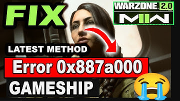 Warzone 2.0/#modern warfare 2 Error 0x887a0005 fix | mw2 #gameship error || by borntoplaygames