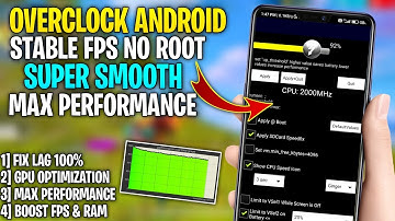 Overclock Android Device No Root | Super Smooth Performance + Stable FPS & Fix Lag !!
