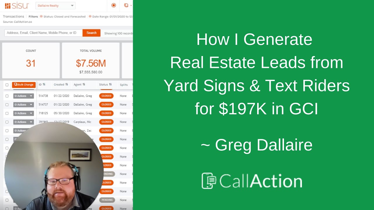 What is the best way to generate real estate leads? How yard signs