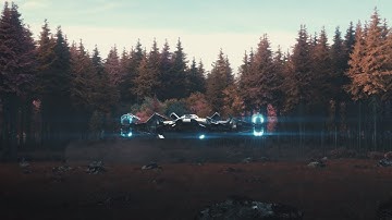 Arrival at the Alien World | VFX | Houdini, Blender, Nuke