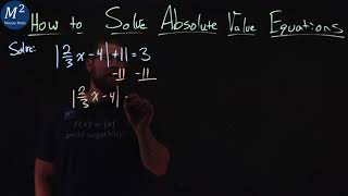 How to Solve Absolute Value Equations (No Solution) | Part 4 of 4 | Minute Math