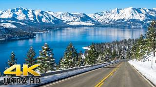 This Scenic Drive to Lake Tahoe is Simply Unreal - Sierra Nevada Mountains 4K