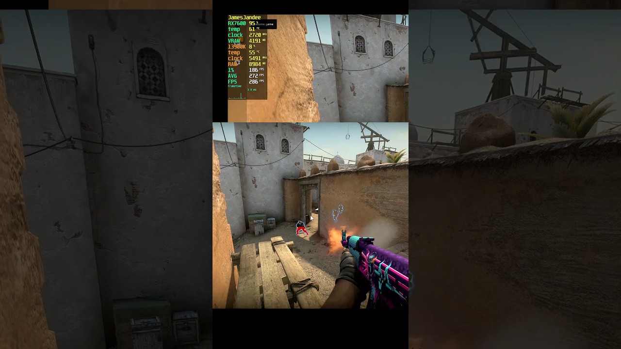 CSGO | RX 7600 + i9 13900K (1080p 1440p Maximum Settings) September 2023 #1