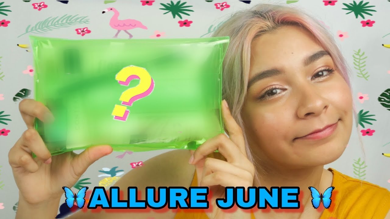 ALLURE BEAUTY BOX JUNE 2019 | UNBOX + TRY ON |
