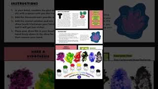 ✋Hot Hand Color Changing Slime Science Experiment #relaxing #slimesatisfying