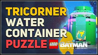 Tricorner Green Water Container Riddler Puzzle Lego Batman Legacy of the Dark Knight