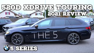 New BMW 5 Series 520d xDrive Touring 2021 Review Interior Exterior