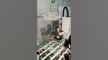Single-head automatic chamfering machine, simple and easy to operate, easy chamfering #glassmachine