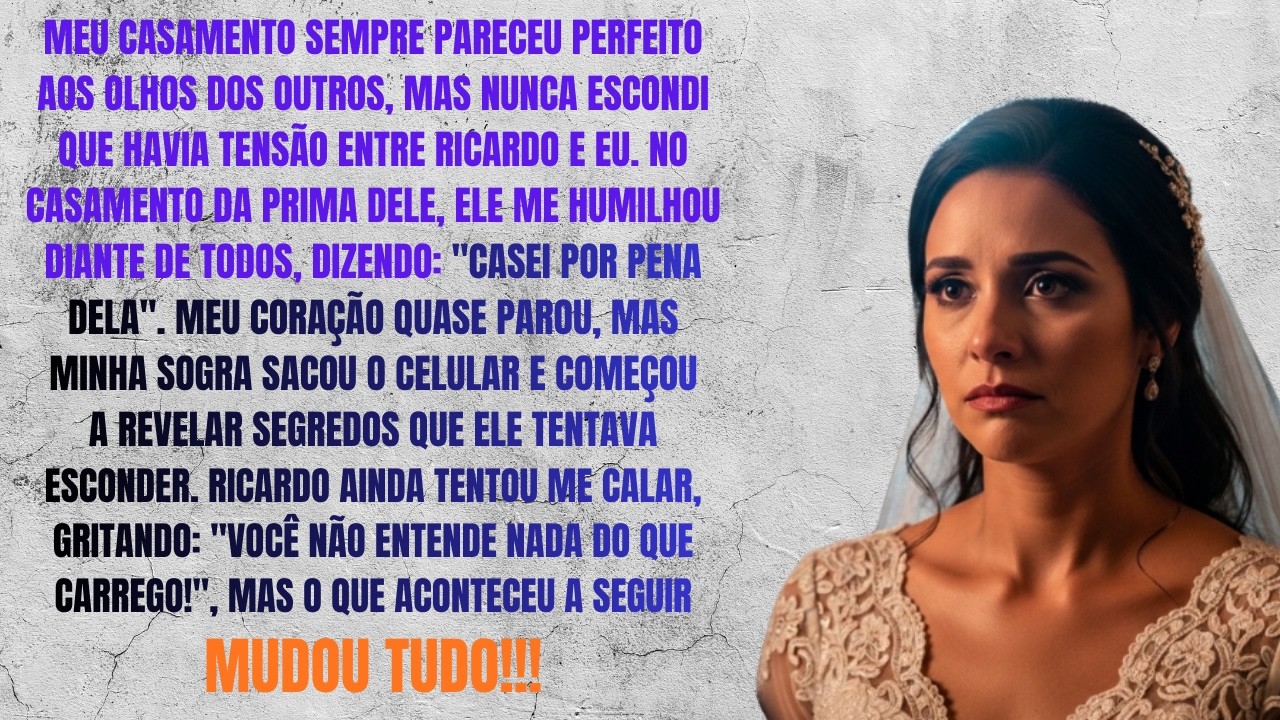 Meu marido disse na frente de todos  “Casei por pena dela”  Mas minha sogra tomou atitude drásti