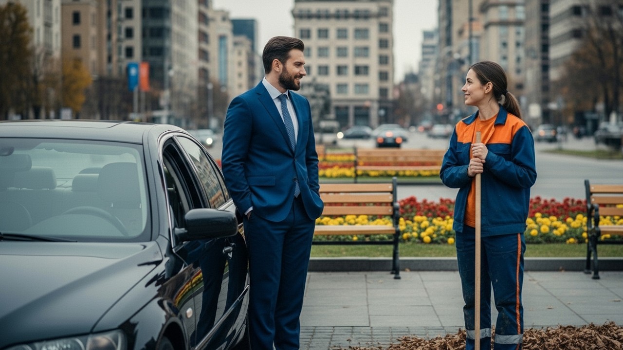 Empresário Rico Se Apaixona Por Gari Pobre e o Destino Reserva Uma Surpresa Inacreditável