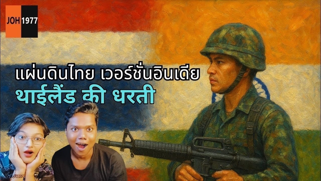 थाईलैंड की धरती (แผ่นดินไทย) – Indian Version | Official Lyrics |โจ๊ะ1977 I Indian  Reaction