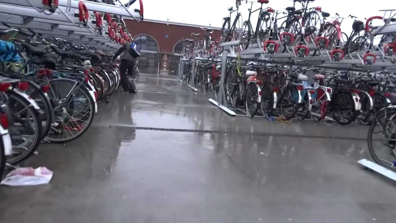 Bicycle Stacks in Holland Nijmegen Netherlands Dutch Bike Bikes Cycling YouTube