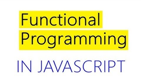 JavaScript 함수형 프로그래밍 튜토리얼