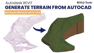How To Generate Terrain From AutoCAD in Revit