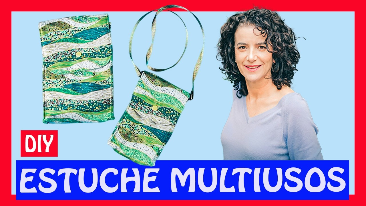 Cómo hacer un ESTUCHE MULTIUSOS sin cremallera | Fácil y divertido ✅
