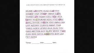 Vision Therapy - Letter Tracking Activity