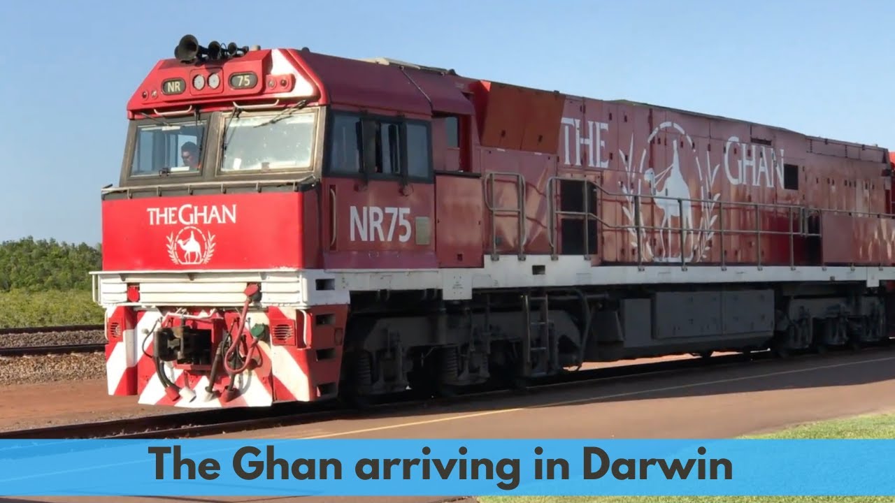 The Ghan arriving at Darwin Train Station. YouTube