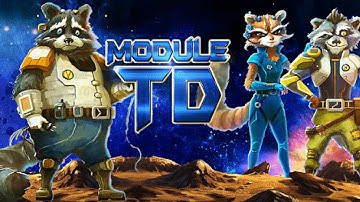 Sci-Fi Tower Defense Module TD (Gameplay Android)