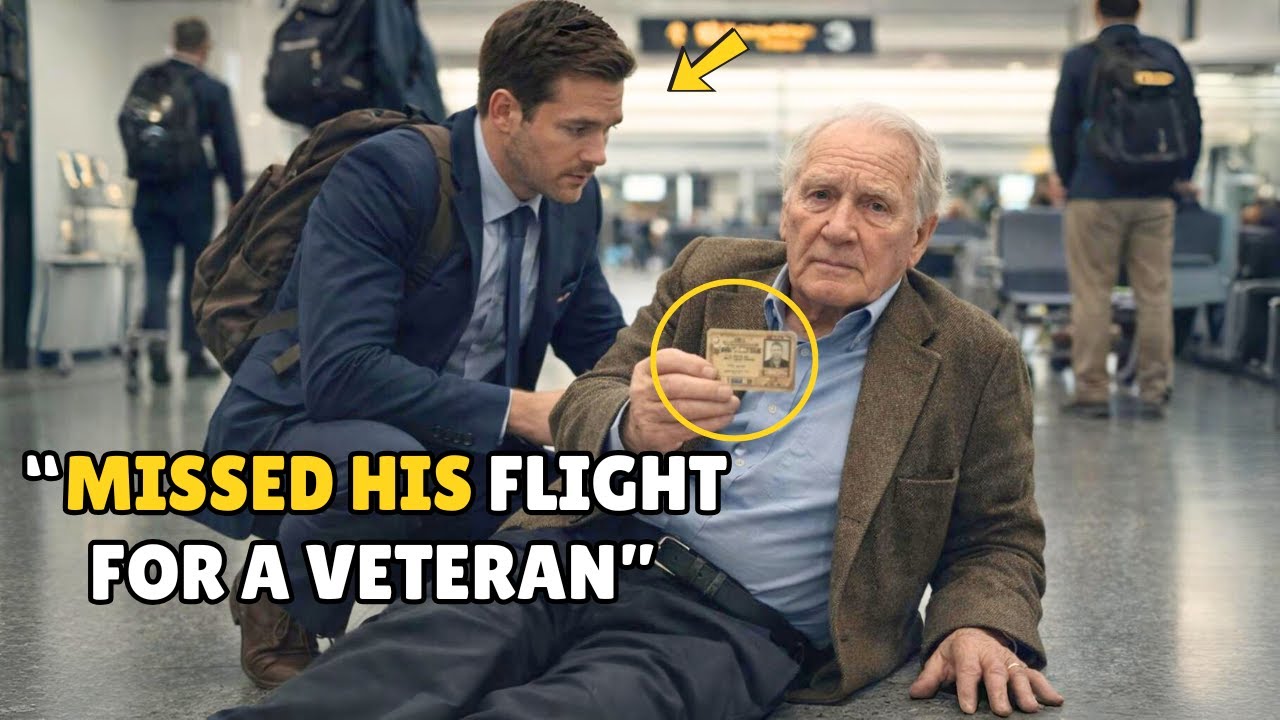 He Missed His Flight to Help an Elderly Veteran — Then the Terminal Was Cleared Without Explanation