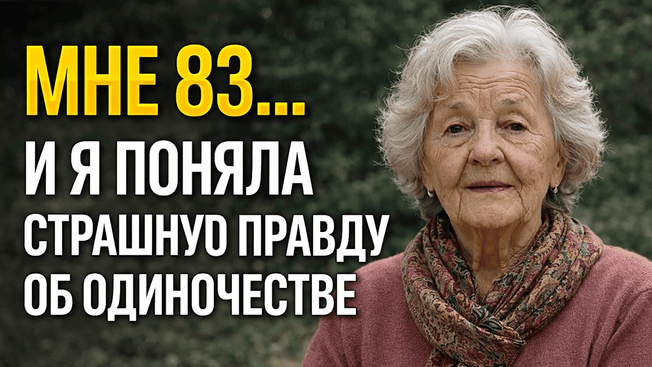 Мне 83 года… и только сейчас я поняла правду об одиночестве