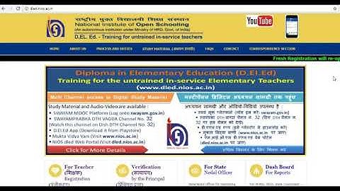 Nios.    Del Ed course