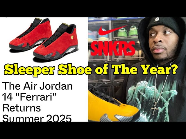スニーカー Jordan 14 Retro Ferrari (2025) 2025 Air Jordan 14 “Ferrari” Release? - YouTube