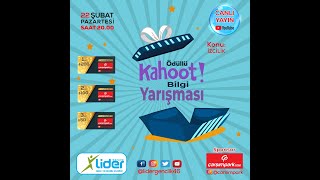 Lider Gençlik Spor Ve İzcilik Kulübü - Kahoot Bilgi Yarışması 2